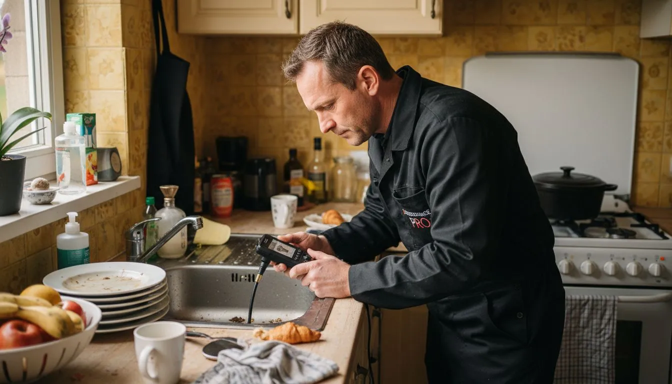 détection bouchon évier