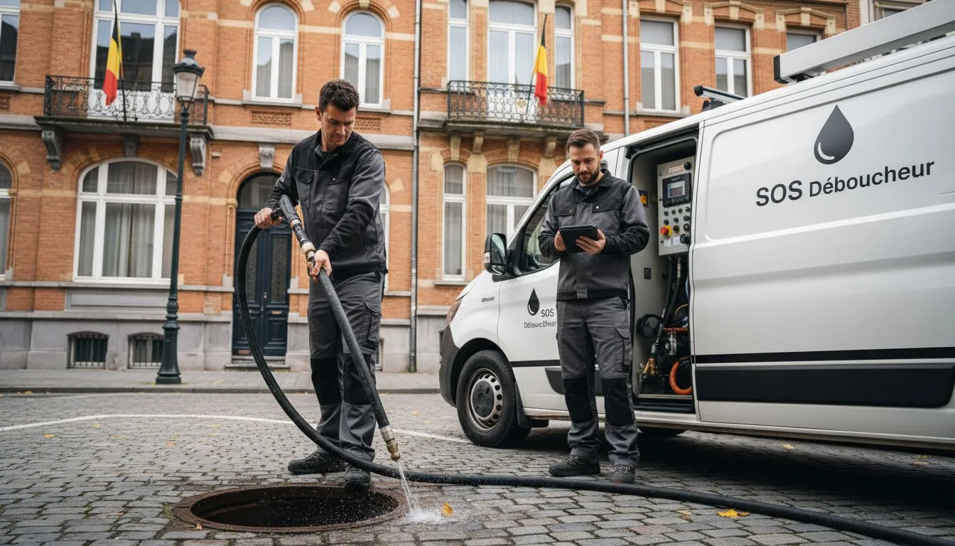 hydrocurage débouchage équipe