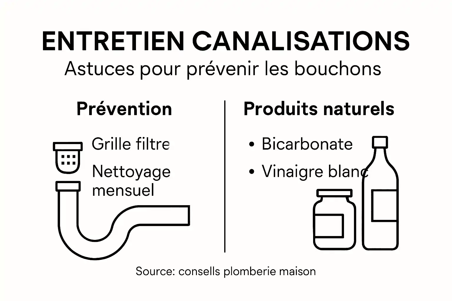 Tout ce qu’il faut savoir pour entretenir efficacement vos canalisations : l’infographie indispensable