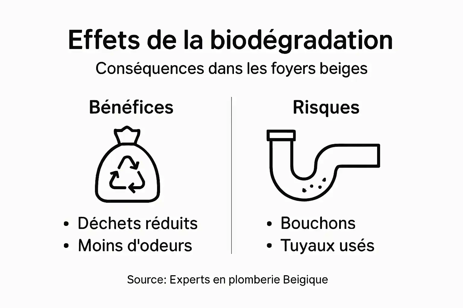 Infographie : l’impact de la biodégradation sur les réseaux de canalisations