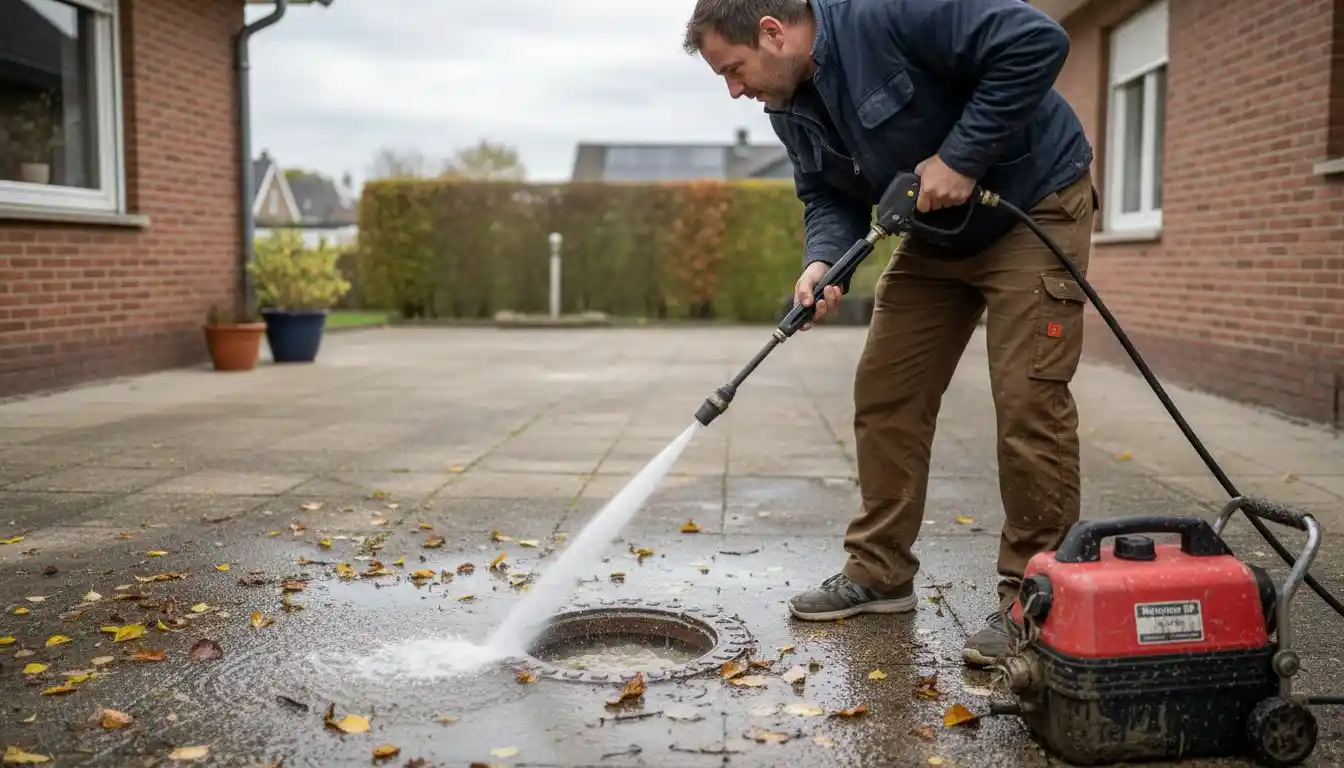 Nettoyage de canalisations par hydrocurage haute pression