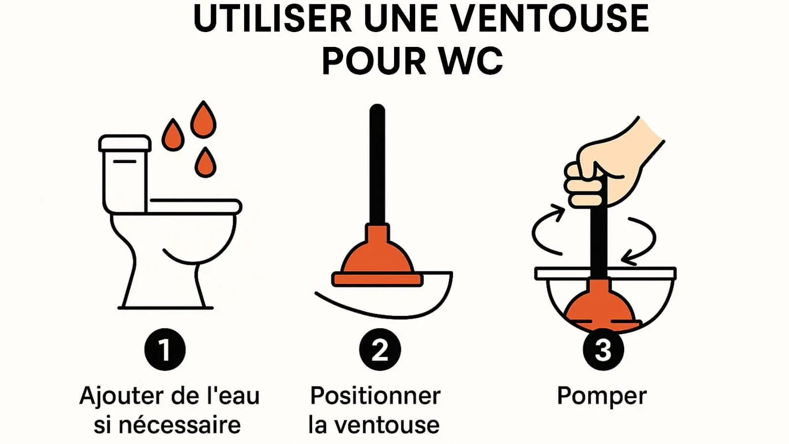 Comment utiliser une ventouse pour déboucher vos toilettes
