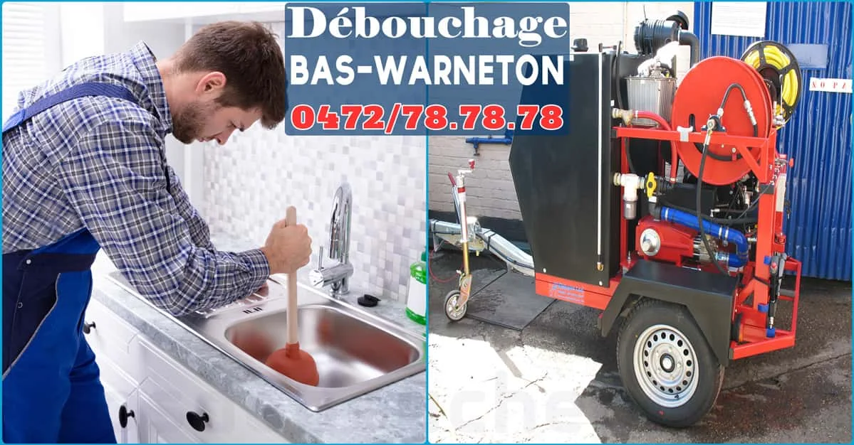 Débouchage de canalisations à Bas-Warneton 7781