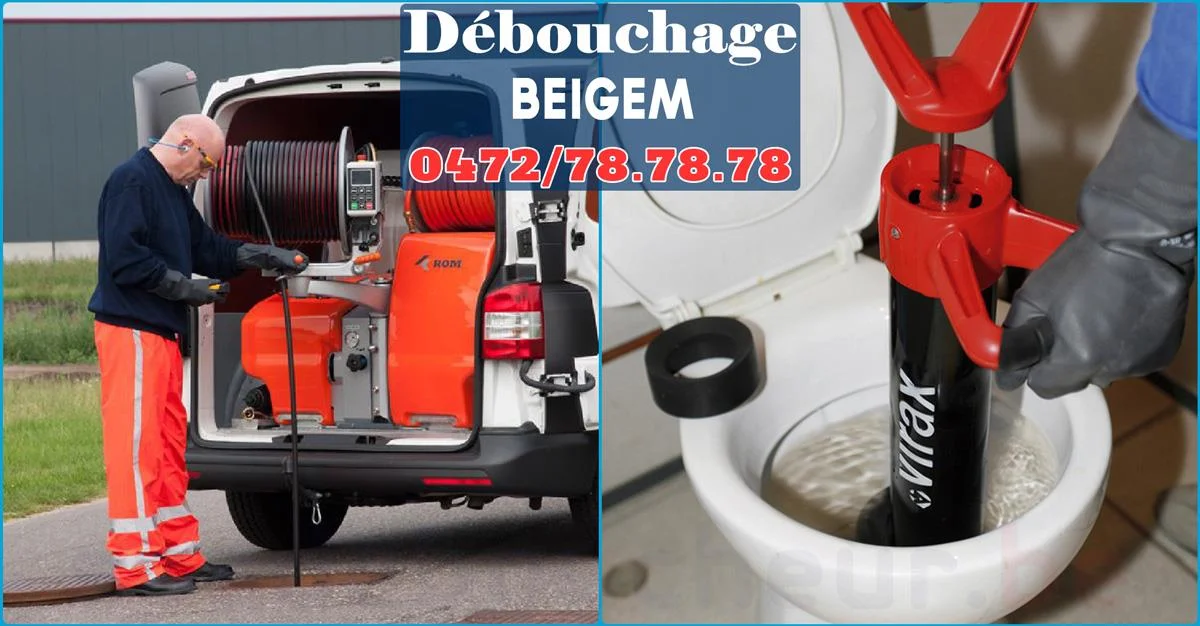 Débouchage de canalisations à Beigem 1852