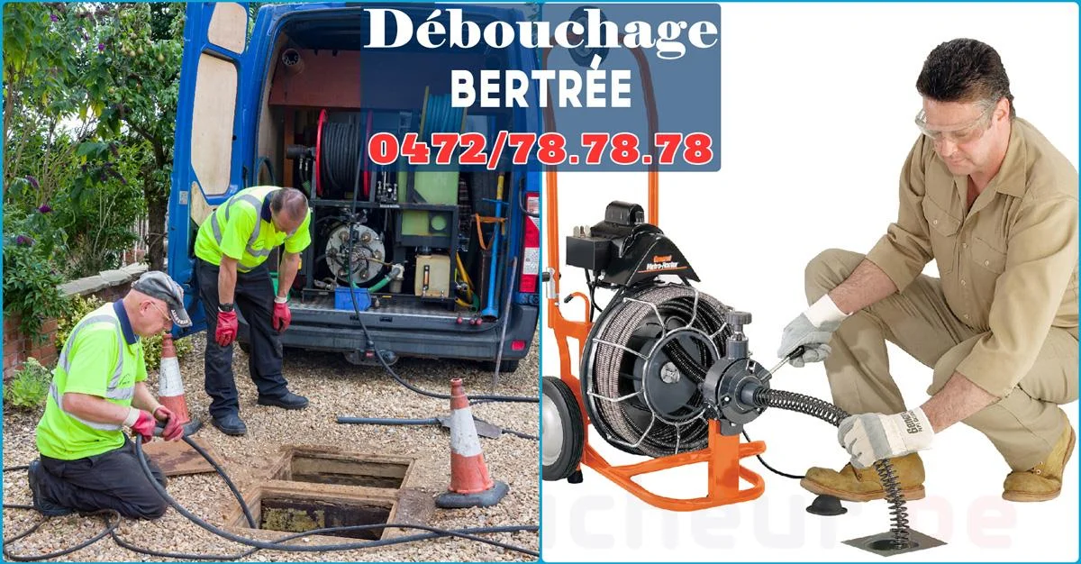 Débouchage de canalisations à Bertrée 4280