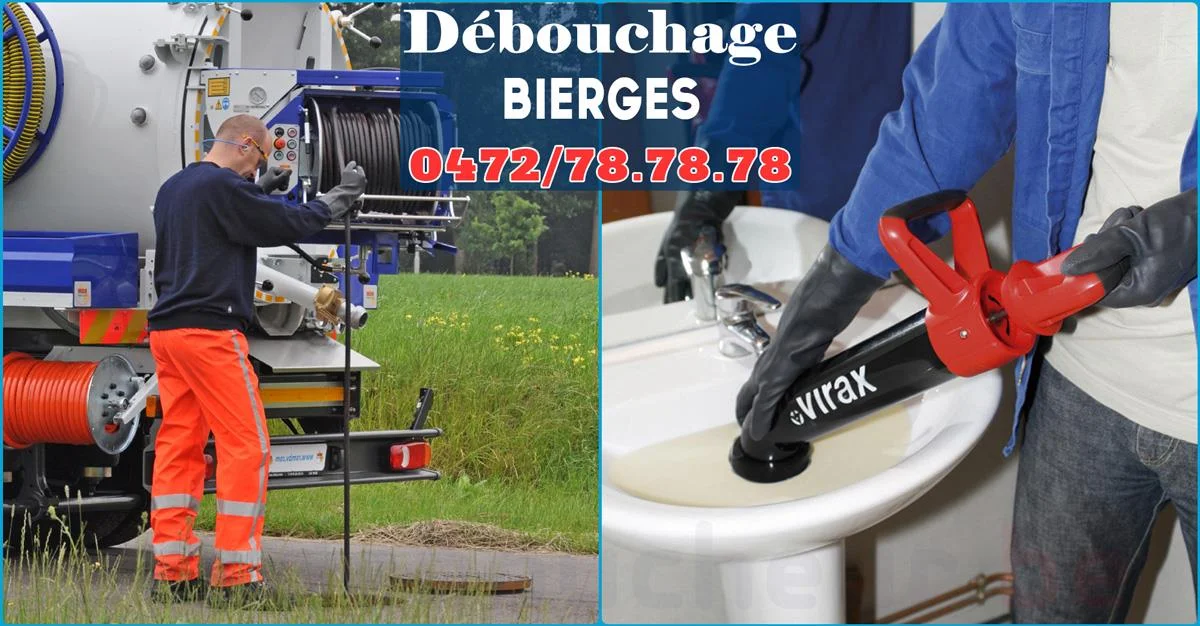 Débouchage de canalisations à Bierges 1301