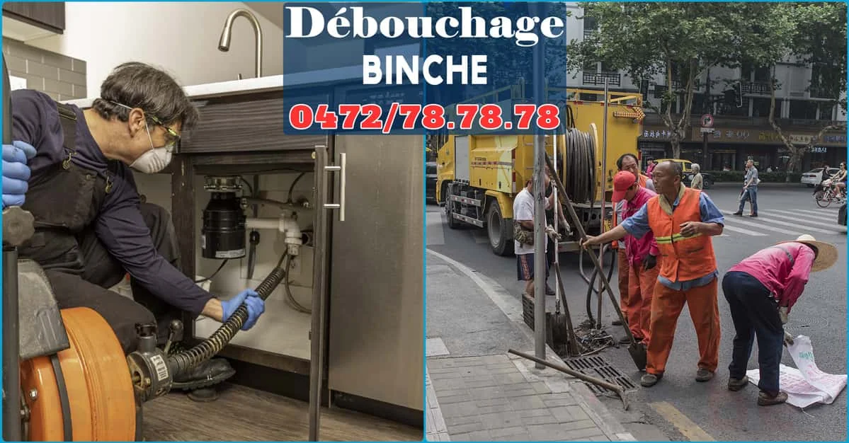 Débouchage Binche ⭐ SOS Déboucheur