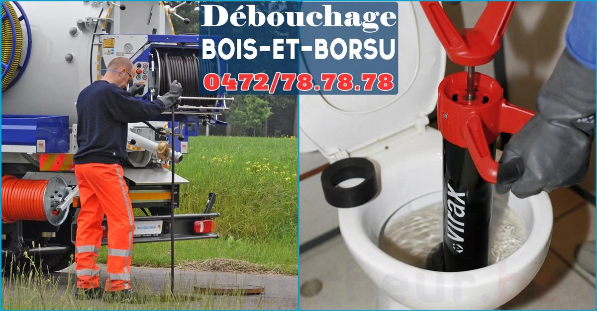 Débouchage de canalisations à Bois-et-Borsu 4560