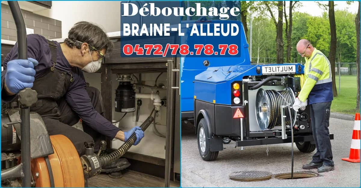 Débouchage Braine-l'Alleud ⭐ SOS Déboucheur