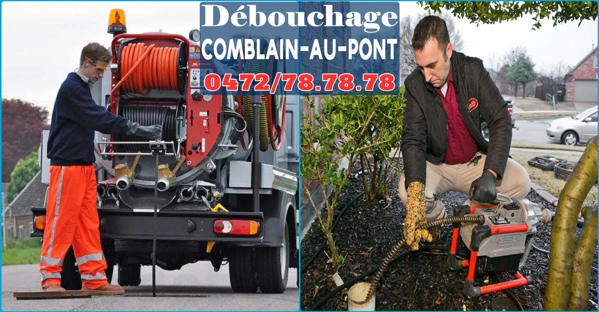 Débouchage Comblain-au-Pont ⭐ SOS Déboucheur