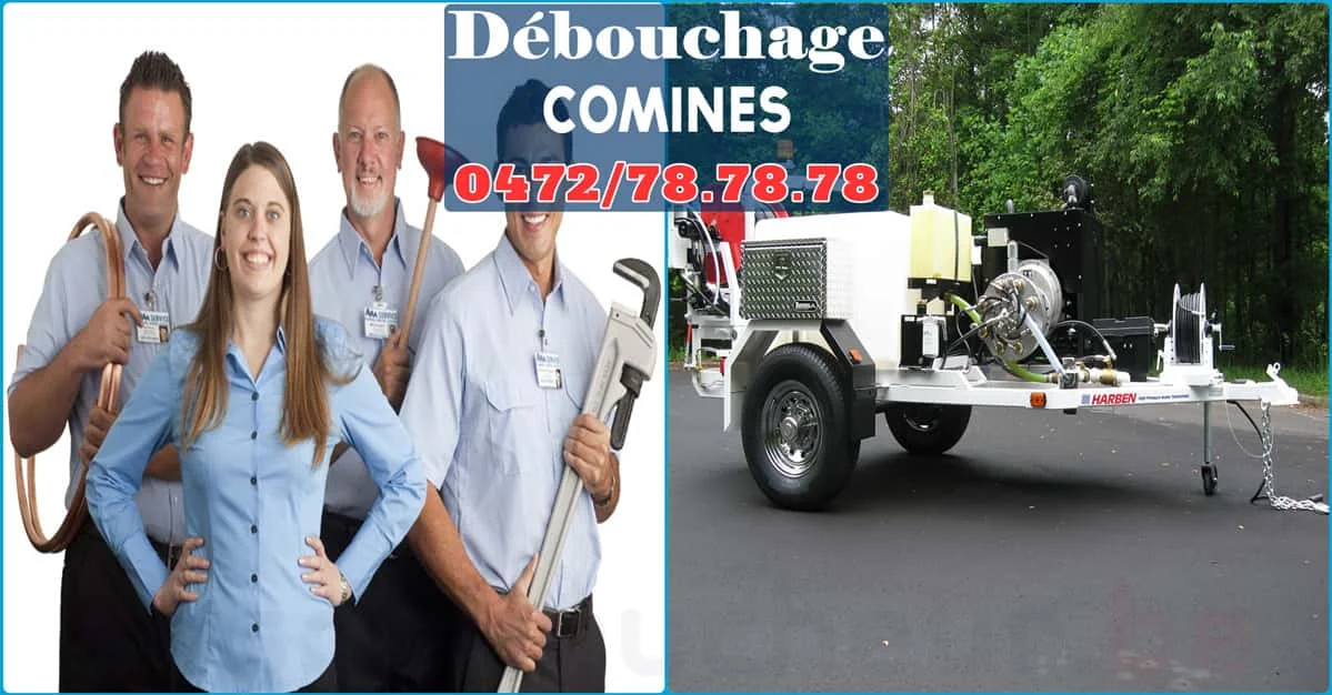Débouchage de canalisations à Comines 7780