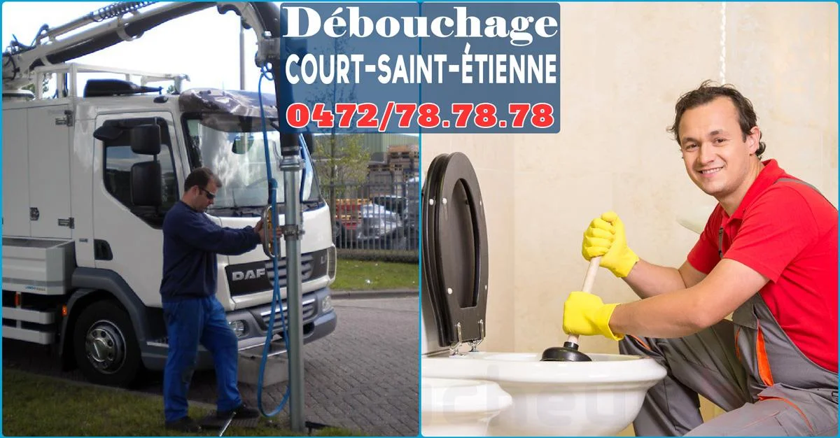 Débouchage Court-Saint-Étienne ⭐ SOS Déboucheur