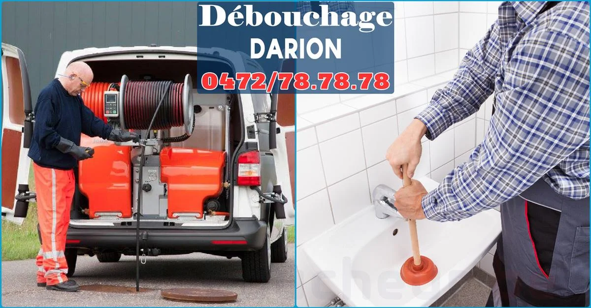 Débouchage de canalisations à Darion 4253