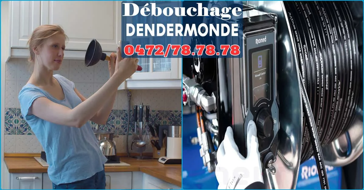 Débouchage Termonde (Dendermonde) ⭐ SOS Déboucheur