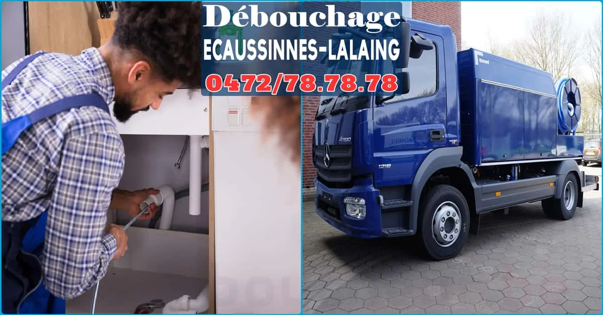 Débouchage de canalisations à Écaussinnes-Lalaing 7190