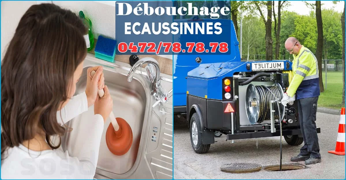 Débouchage Écaussinnes ⭐ SOS Déboucheur