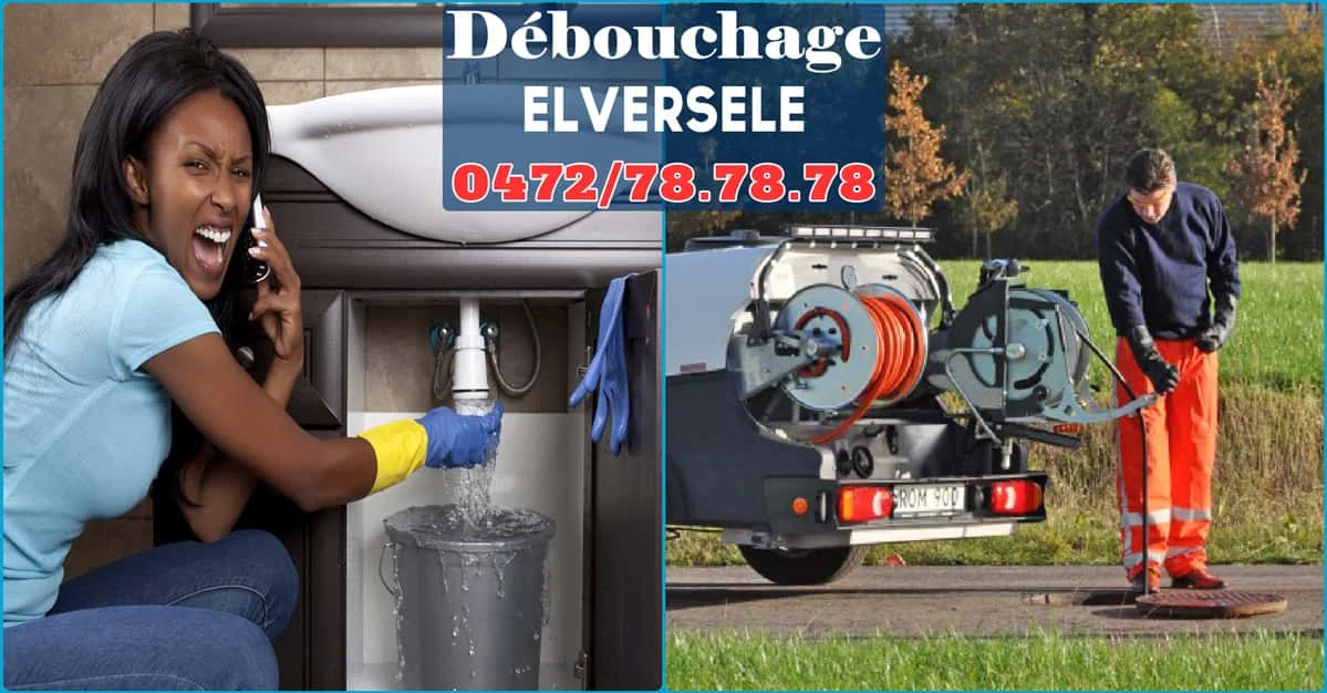 Débouchage de canalisations à Elversele 9140