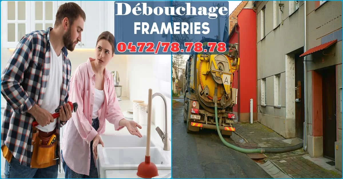 Débouchage Frameries ⭐ SOS Déboucheur