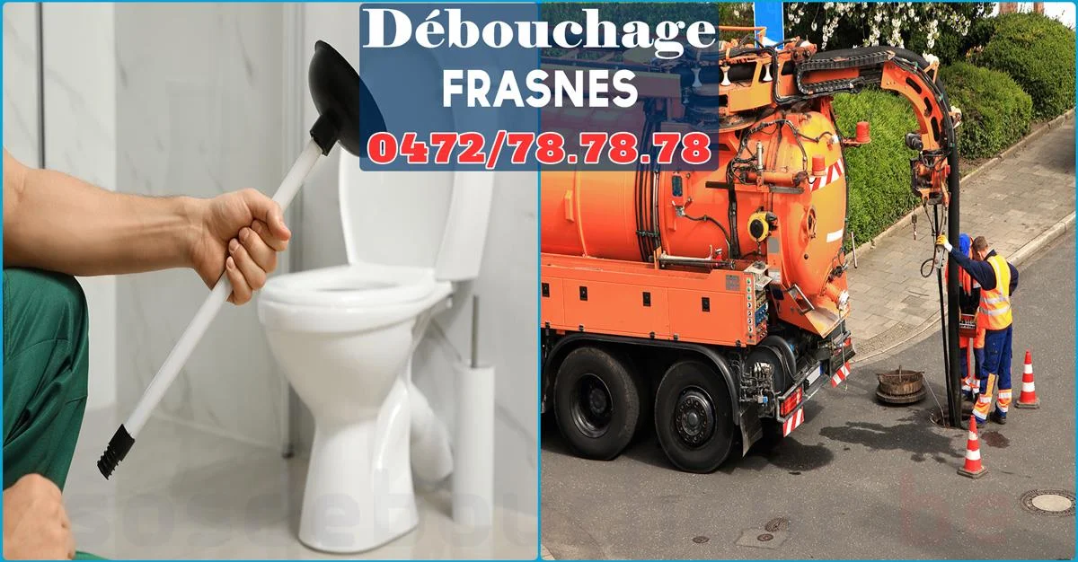 Débouchage de canalisations à Frasnes 5660