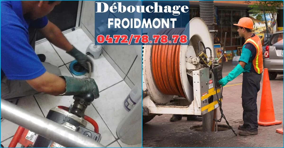 Débouchage de canalisations à Froidmont 7504