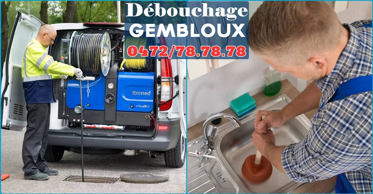 Débouchage Gembloux ⭐ SOS Déboucheur