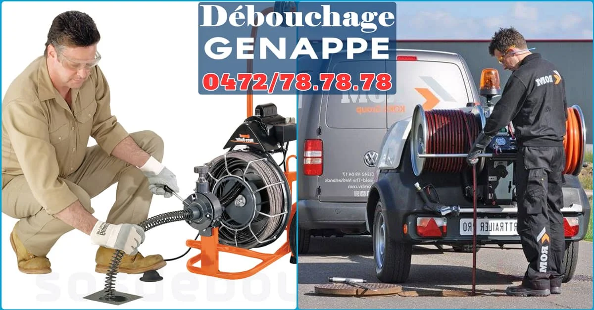 Débouchage Genappe ⭐ SOS Déboucheur