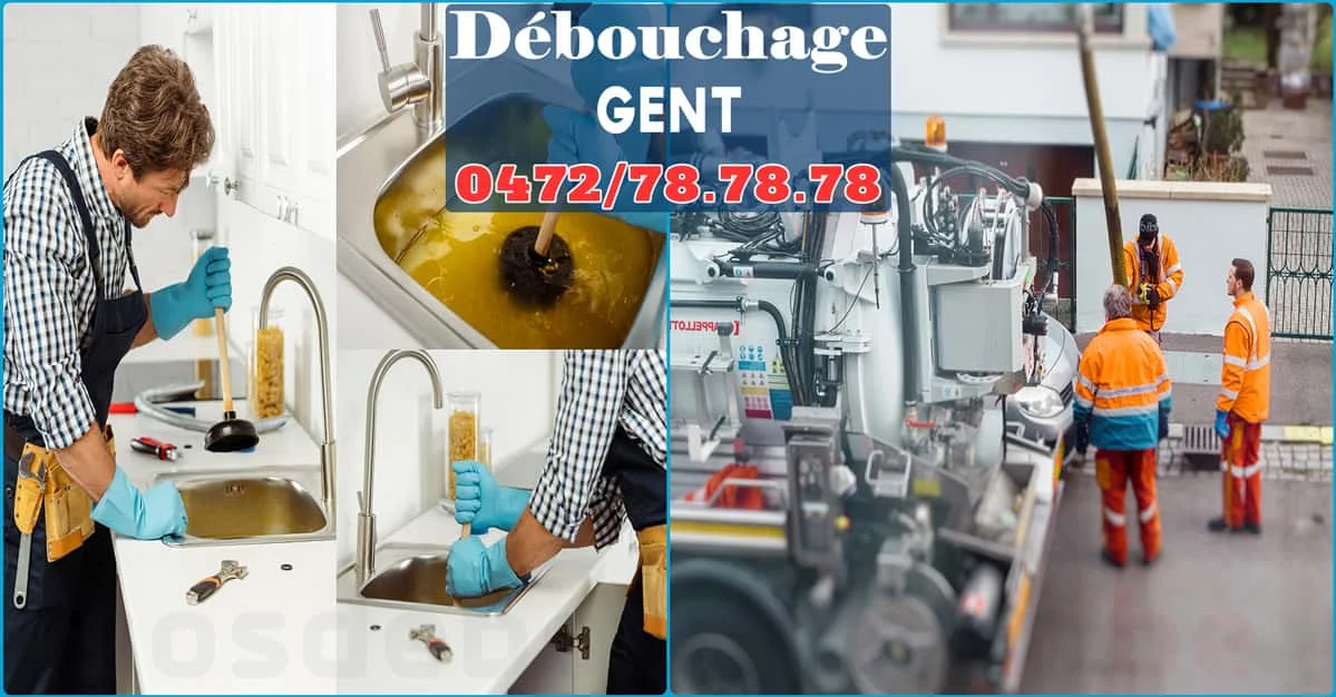 Débouchage Gand (Gent) ⭐ SOS Déboucheur
