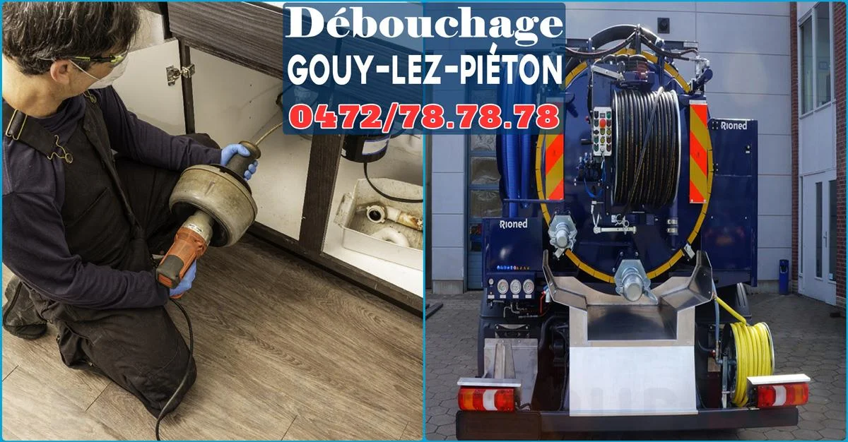 Débouchage de canalisations à Gouy-lez-Piéton 6181
