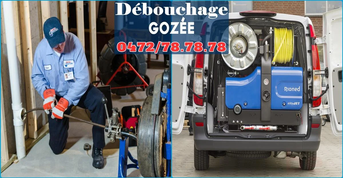 Débouchage de canalisations à Gozée 6534