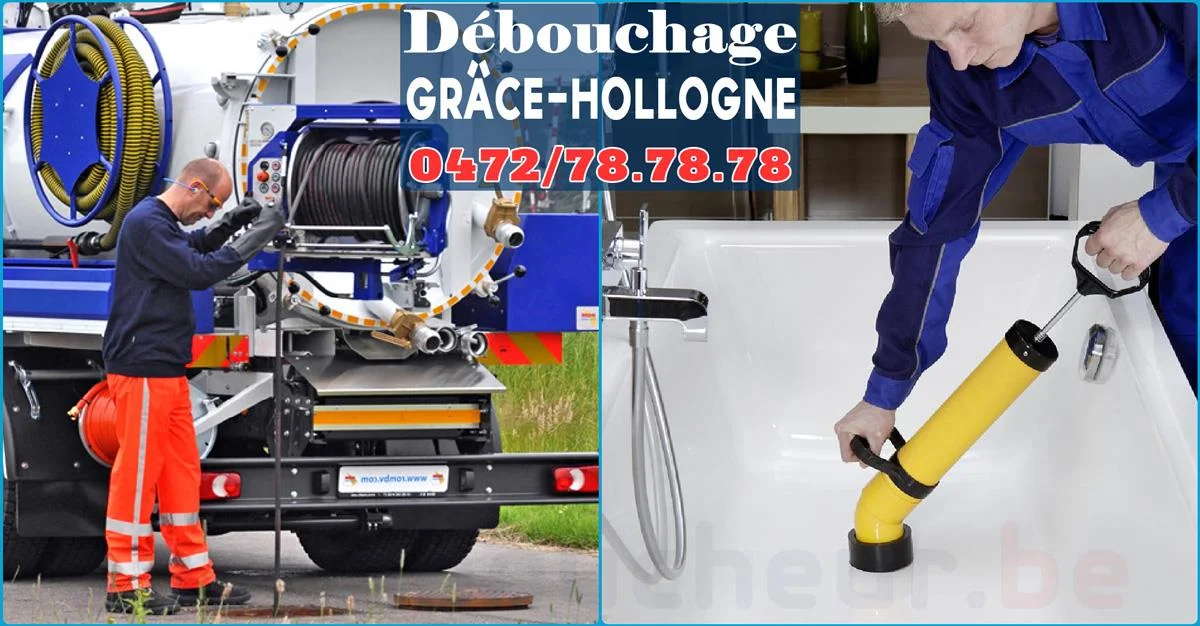 Débouchage Grâce-Hollogne ⭐ SOS Déboucheur