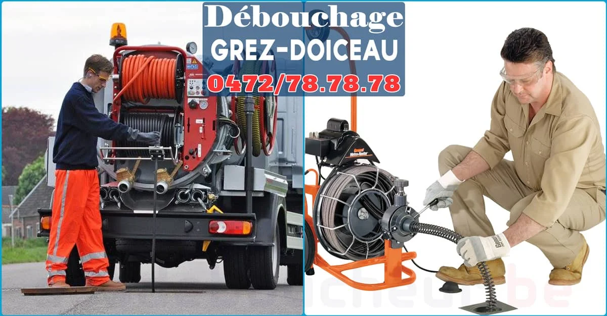 Débouchage Grez-Doiceau ⭐ SOS Déboucheur