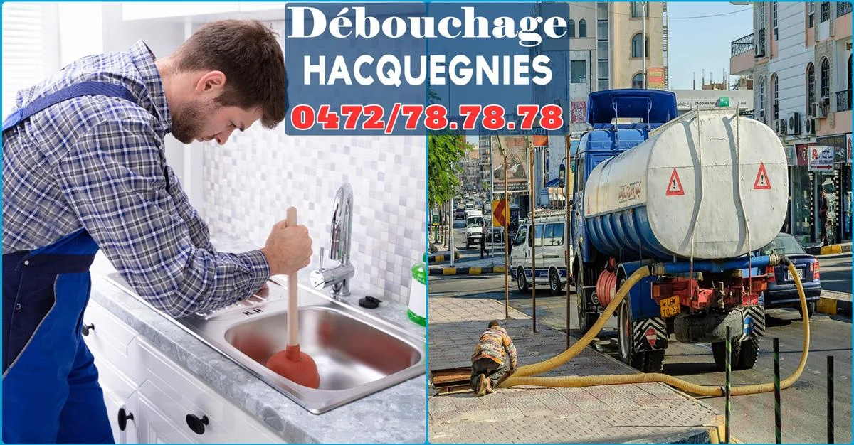 Débouchage de canalisations à Hacquegnies 7911