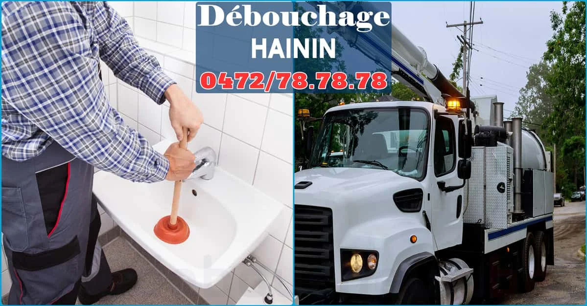 Débouchage de canalisations à Hainin 7350
