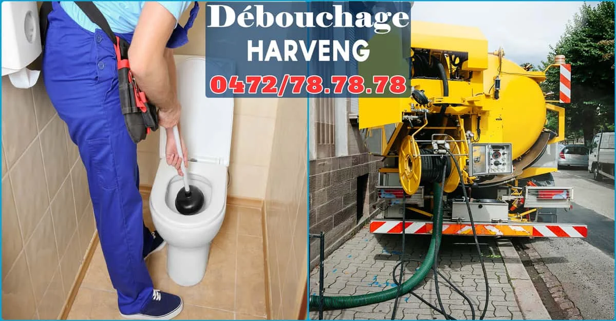 Débouchage de canalisations à Harveng 7022