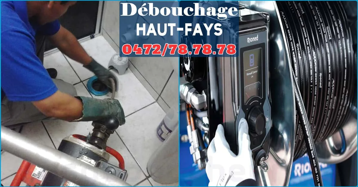 Débouchage de canalisations à Haut-Fays 6929