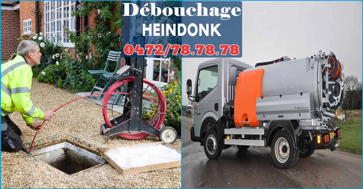 Débouchage de canalisations à Heindonk 2830