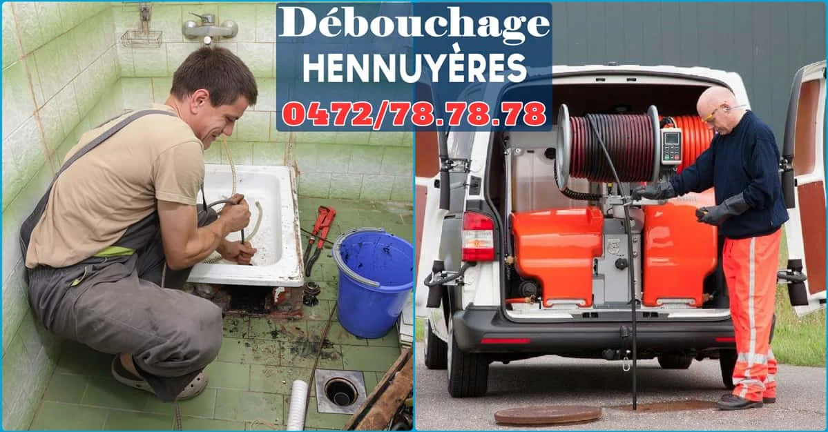 Débouchage de canalisations à Hennuyères 7090