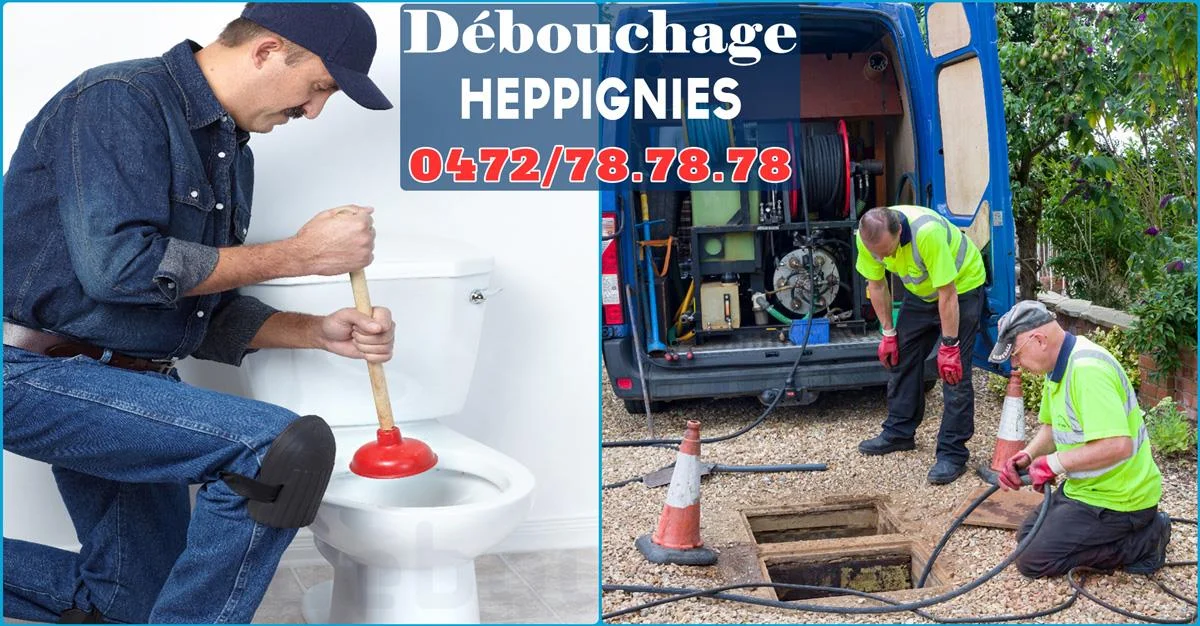 Débouchage de canalisations à Heppignies 6220