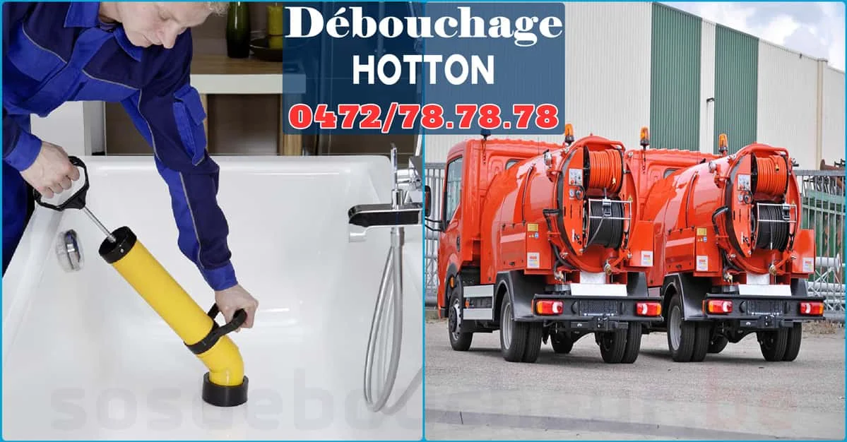 Débouchage Hotton ⭐ SOS Déboucheur