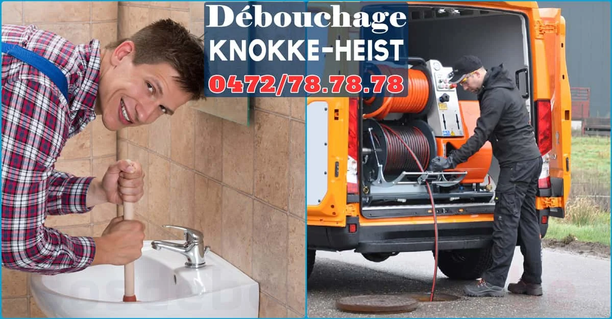 Débouchage Knokke-Heist ⭐ SOS Déboucheur