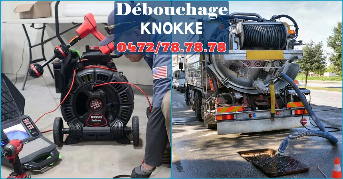 Débouchage de canalisations à Knokke 8300
