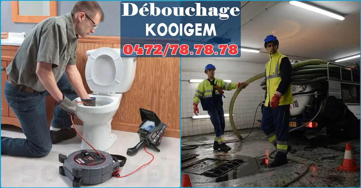 Débouchage de canalisations à Kooigem 8510