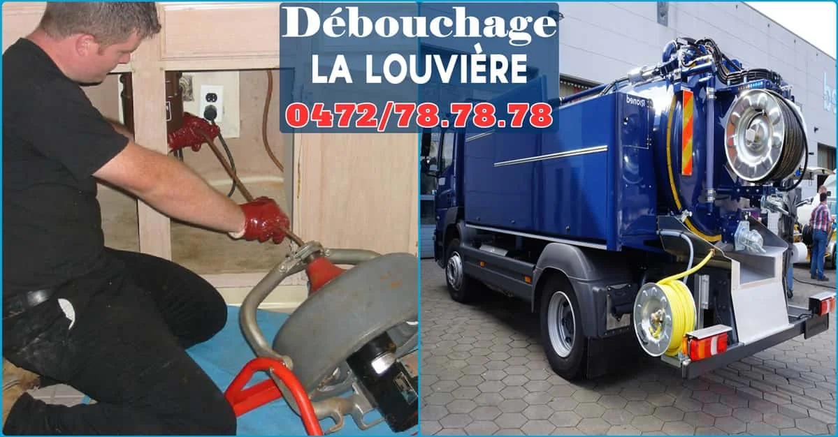 Débouchage La Louvière ⭐ SOS Déboucheur