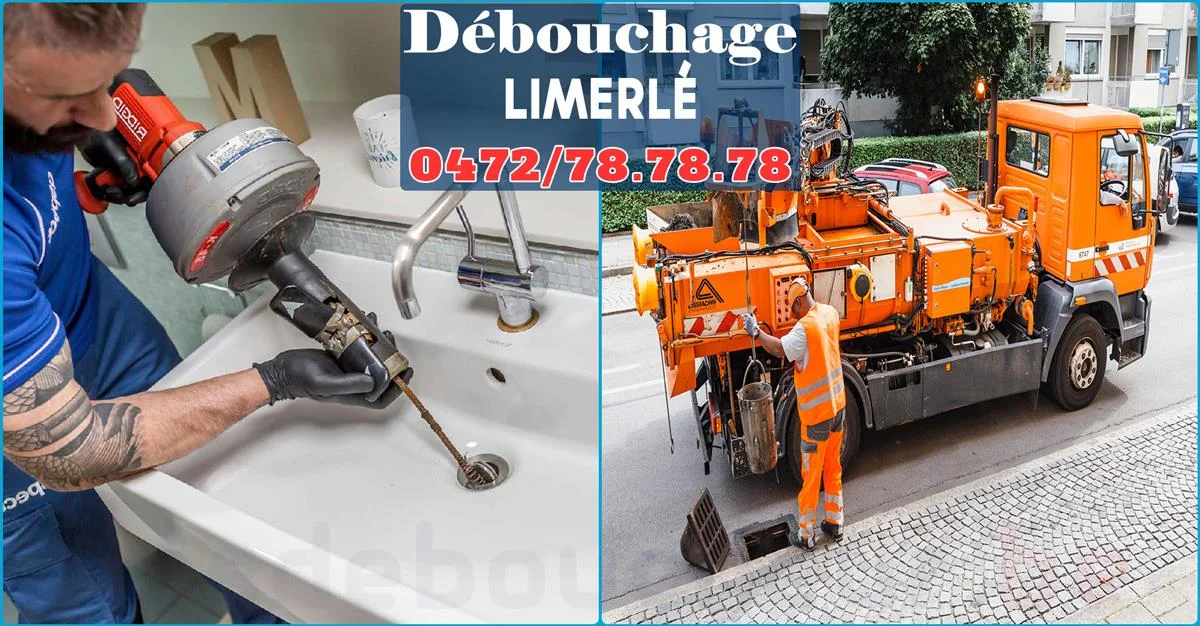 Débouchage de canalisations à Limerlé 6670