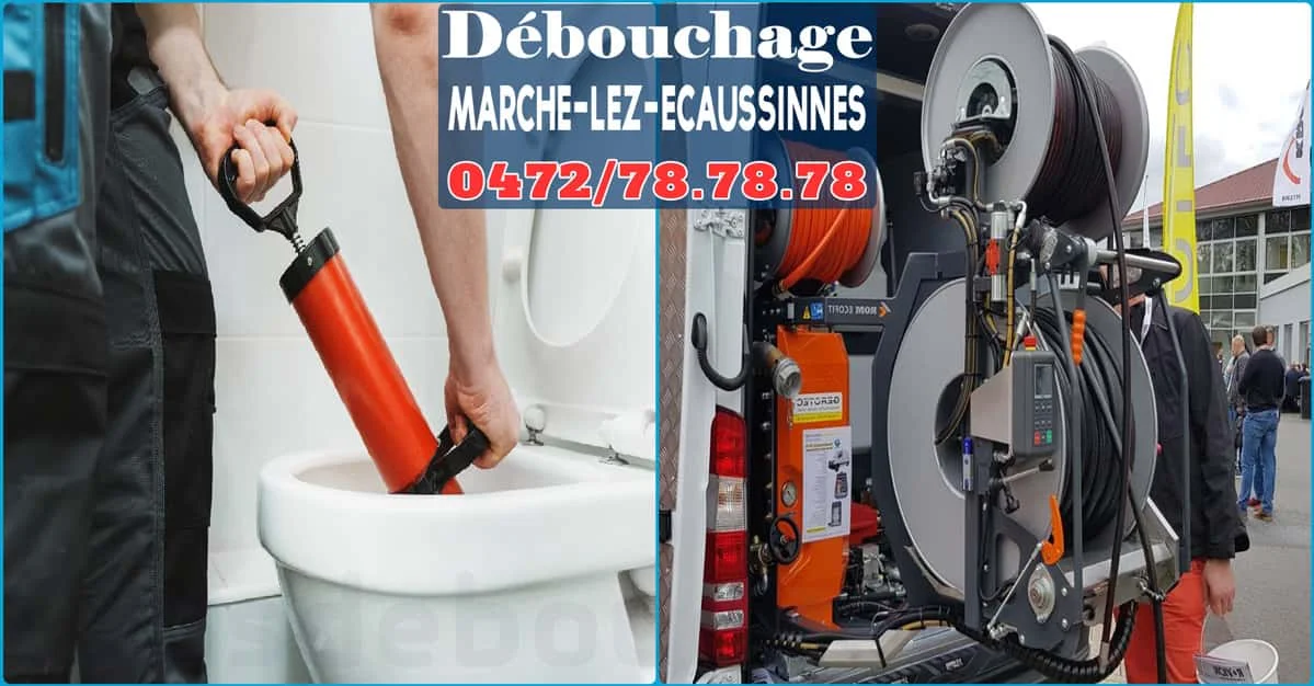 Débouchage de canalisations à Marche-lez-Écaussinnes 7190