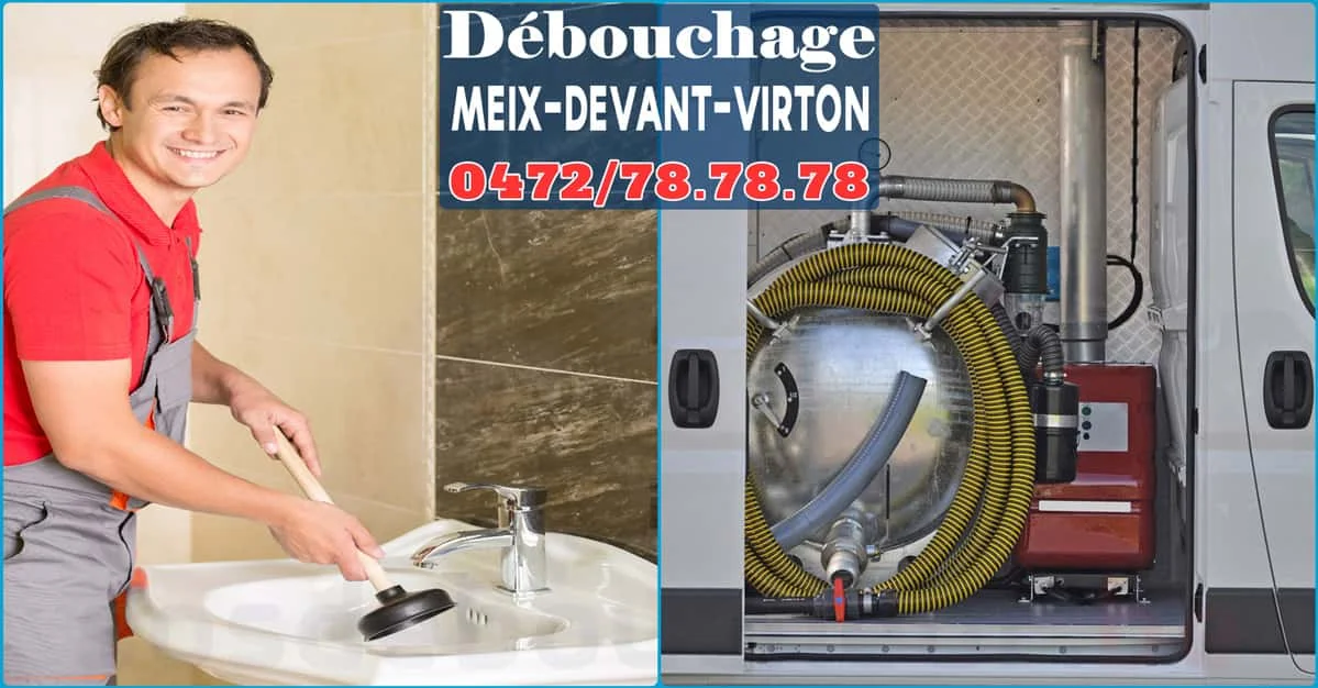 Débouchage Meix-devant-Virton ⭐ SOS Déboucheur