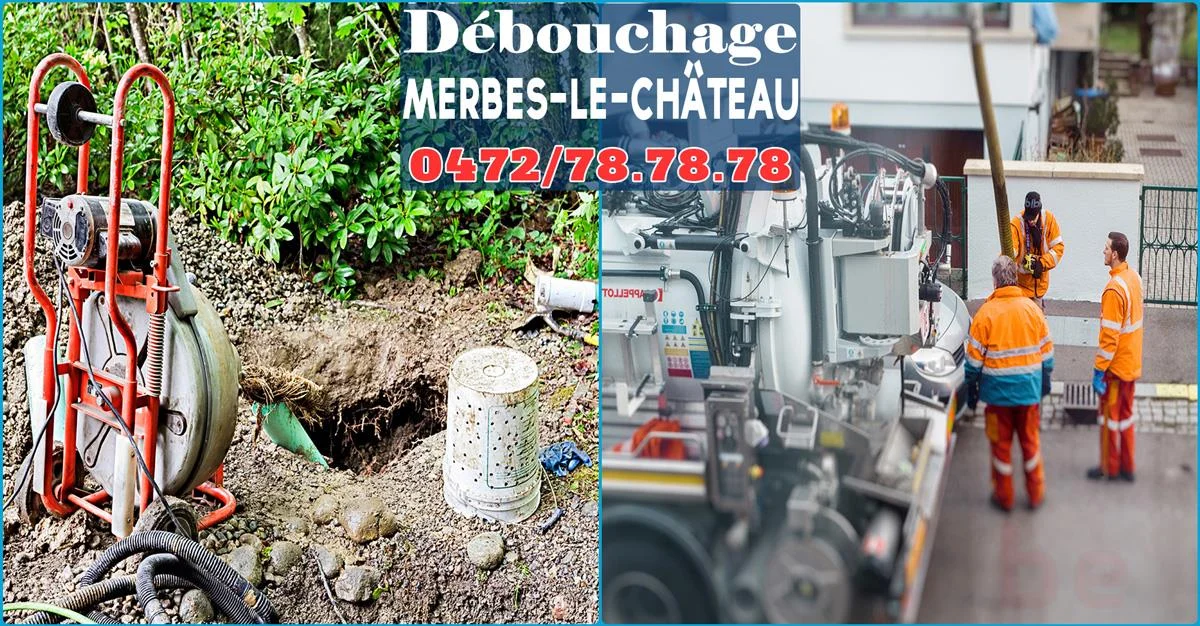 Débouchage Merbes-le-Château ⭐ SOS Déboucheur