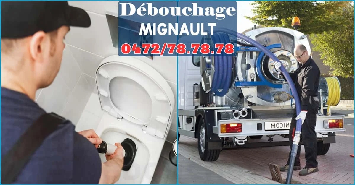 Débouchage de canalisations à Mignault 7070
