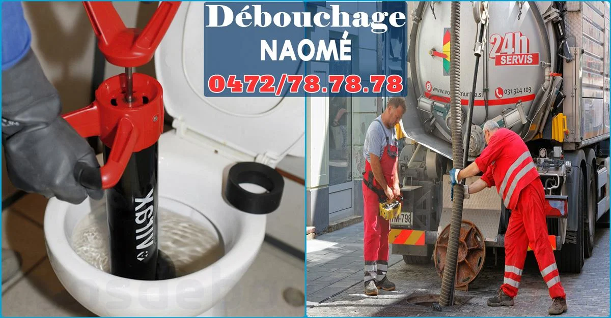 Débouchage de canalisations à Naomé 5555