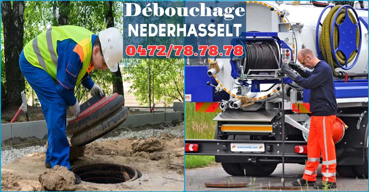 Débouchage de canalisations à Nederhasselt 9400